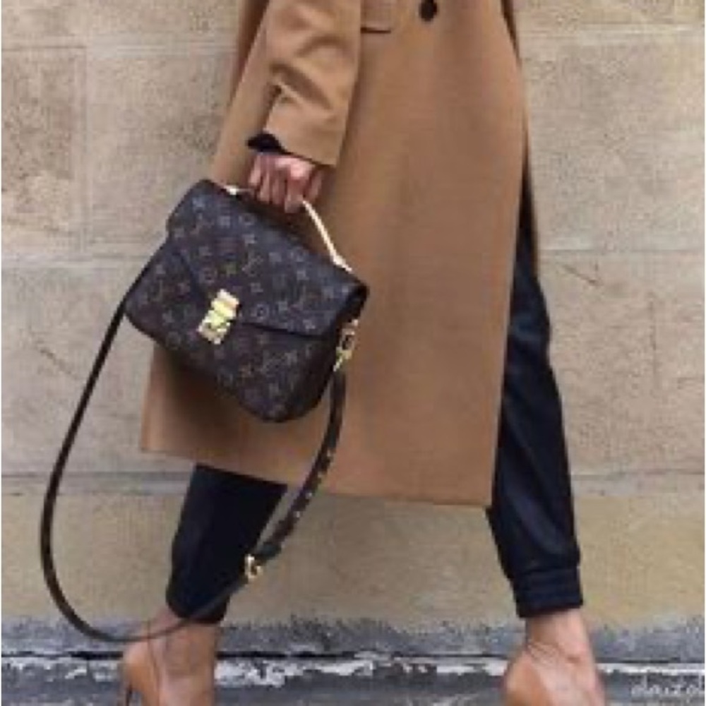 New Monogram Satchel with Gold-Tone S-Lock Hardware - Picture 10 of 10